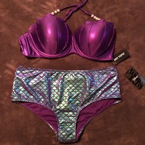 Disney Hot Topic Little Mermaid Ariel Bikini